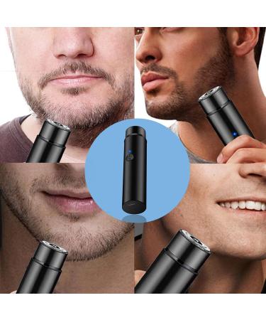 Mini Electric Shaver Portable Electric Rotary Men's Razor Cordless USB Rechargeable Electric Men's Shaver Waterproof Electric Pocket Shaver for Travel or Home Use Wet and Dry Use Men's Mini Shaver - Buy Online on GoSupps.com