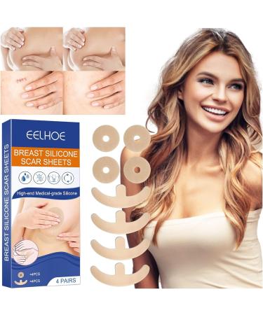 Silicone Scar Sheets for Breast Reduction - 8 Pack for Scar Removal, 4 Areola Soft Strips, Skin Treatment for Men 2022 - Buy Online on GoSupps.com