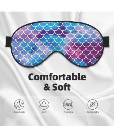 SSIMOO Mermaid Fish Scale Sleep Mask | Adjustable Breathable & Fashionable Eye Mask for Comfortable Sleep | International Shipping Available - Buy Online on GoSupps.com