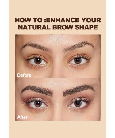 Upgraded Microblading Eyebrow Pen - Waterproof Brow Tint & Contouring with Angled Brush | Realistic Hair-Like Strokes (04 Dark Brown) - International Shipping Available - Buy Online on GoSupps.com