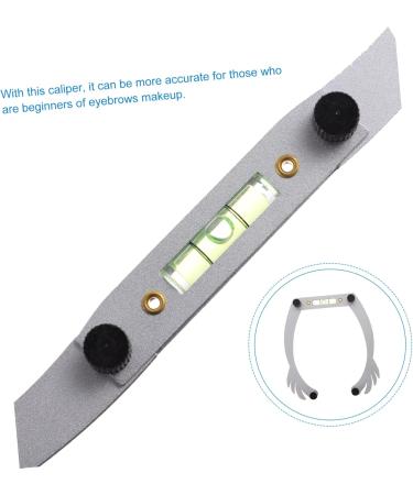 Beavorty 5pcs white white outfit eyebrow shaping kit eyebrow mapping tool eyebrow line aluminum alloy - Buy Online on GoSupps.com