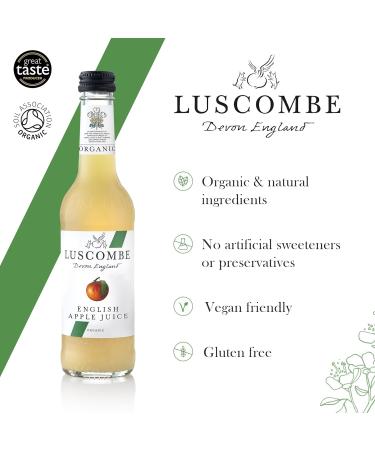 Luscombe Organic Apple Juice (12x27cl) - Natural Ingredients, No Added Sugar, Vegan & Gluten Free - Rich in Vitamin C - Buy Online on GoSupps.com