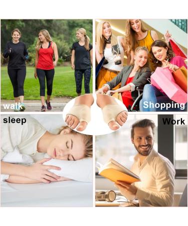 LYITZW Hallux Valgus Correction Splint - 2 Pieces with Silicone Shock Absorber & Toe Splitter for Pain Relief - Buy Online on GoSupps.com