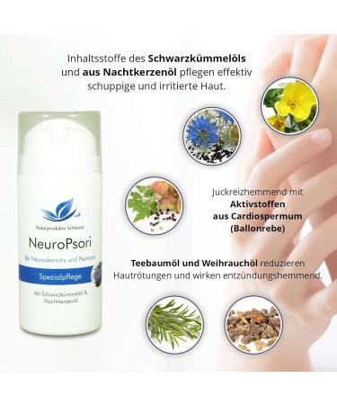 Naturprodukte Schwarz NeuroPsori Cream - Special Care for Psoriasis & Neurodermatitis 100ml | International Shipping - Buy Online on GoSupps.com