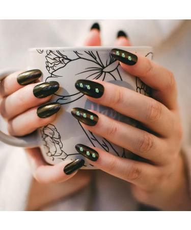 Mikikit Charms Manucure Verre Bris Vert Fonc D corations Nail Art DIY Irr guli res pour Ongles R sine et Artisanat Cr atif - Buy Online on GoSupps.com