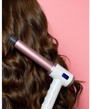 Revolution Haircare London 28mm Angled Curler - White & Rose Gold - Buy Online on GoSupps.com
