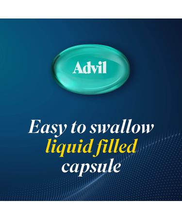 Advil Liqui-Gels Minis 200mg Pain Reliever & Fever Reducer - 200 Capsules - Buy Online on GoSupps.com