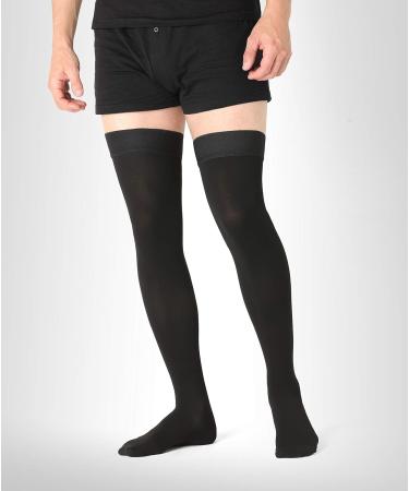 Buy Pani Teresa Medica Compression Stockings | Class 2 Thrombosis Support Stockings for Men & Women | 23-32 mmHg | Flight & Everyday Use | Size 3 - Short: A | Black - Buy Online on GoSupps.com