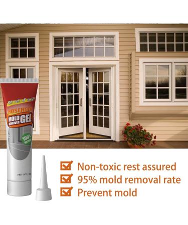 KOAHDE Gel Wall Cleaner Mould Cleaner Mould for Bathroom Toilet Mould Remover Extreme for Bathroom Household Removal Gel for Kitchen Bathroom Mould Household Magic Gel Household Mildew Removal 90G - Buy Online on GoSupps.com