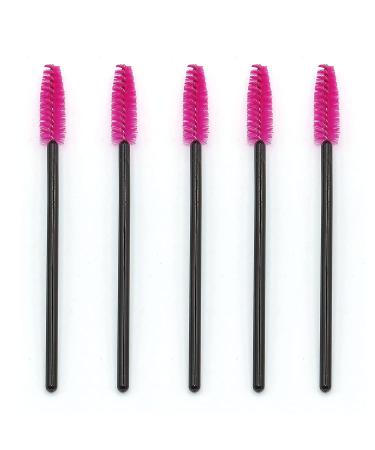 GreenLife 50 PCS Multicolor Disposable Eyelash Brush Mascara Wands Applicator (Black-Rose) - Buy Online on GoSupps.com