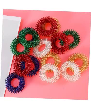 Clispeed Finger Massage Device - Stress Relief Fiddle Toy & Spiky Sensory Ring for Decompression & Acupressure Relief - Buy Online on GoSupps.com