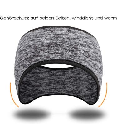 Amokee Sport Headband Set for Men & Women - 3 Ear Warmers for Jogging Hiking & Biking | Ideal for Spring Autumn & Winter - Buy Online on GoSupps.com