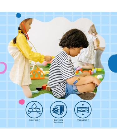 100pcs Kids Cartoon Bandages | Waterproof Adhesive Bandages for Boys & Girls | Flexible Colorful Designs for Scrapes & Cuts - Buy Online on GoSupps.com
