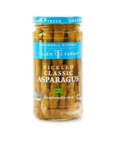 Tillen Farms Mild Pickled Asparagus, 12 Ounce (Pack of 6)