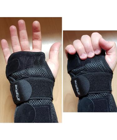 Carpal Tunnel Relief Wrist Bandage - Compression Hand Support for Tendon Pain - Left/Right Hand M Size - Buy Online on GoSupps.com