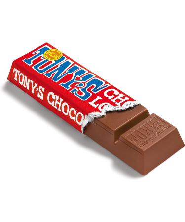  Tony's Chocolonely Tony's Chocolonely - Whole Milk Chocolate Bar - Chocolate Leash - Chocolate Bar - 35 x 50 g - Chocolate Bar - Belgium Fairtrade Chocolate - Buy Online on GoSupps.com