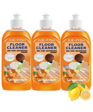 Powerful floor cleaner Powerful Decontamination Floor Cleaner Multi-Purpose Floor Cleaner Hardwood Floor Cleaner Orange floor cleaning concentrate multi-purpose floor cleaner (3 pieces)