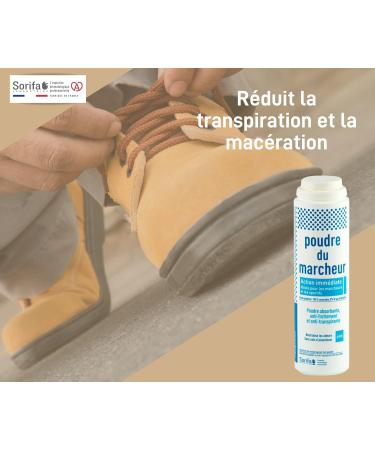 SORIFA - Set of 3 Walker Powder Antiperspirant Absorbent Feet Reduces Sweating Eliminates Odors and Fungus No - Buy Online on GoSupps.com
