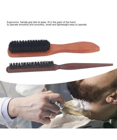DEKAIM 2-Part Beard Brush Set for Men | Soft Synthetic Hair & Wooden Brushes | Perfect Hair Styling Tools - Buy Online on GoSupps.com