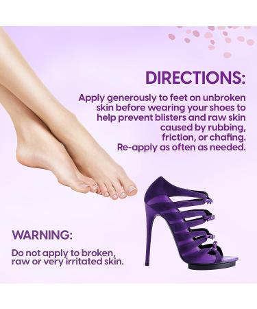 Vanibiss Foot Anti Blister Balm - Prevention & Relief for Foot Blisters, Chafing & Friction - Natural Care (0.45oz) - Buy Online on GoSupps.com