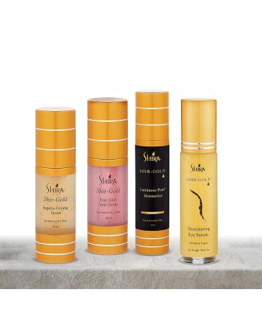 Shira Shir-Gold Illuminating Eye Serum - Reduces Fine Lines & Dark Circles, Hydrates Eye Area - 10 ML - Buy Online on GoSupps.com