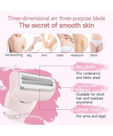 Hair clipper for women epilator hair removal for women hair remover for women trimmer bikini trimmer facial shaver personal groomer for bikini leg arm and armpit - Buy Online on GoSupps.com