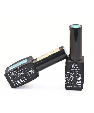 Crackle Gel Nail Polish - 12 Long-Lasting Colors | Captivating Cracked Effects for Salon-Quality Manicure at Home - 8ml - Buy Online on GoSupps.com