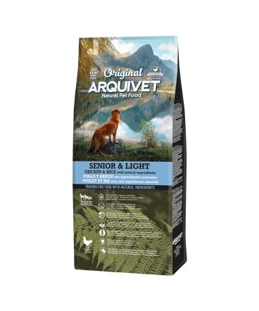 ARQUIVET Original - Senior & Light - Chicken and Rice - 12 kg - Think for Older Adult Dogs - Chicken and Rice - Dog Food - Dry Dog Food - Canine Food