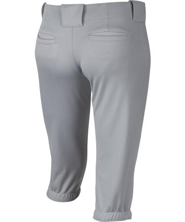 NIKE Girls' Diamond Invader 3/4 Pants - Wolf Grey/Black - Large - Buy Online on GoSupps.com