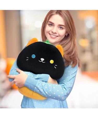 Mewaii 14'' Pumpkin Cat Mushroom Plushie Toy - Soft Stuffed Animal for Kids - Buy Online on GoSupps.com