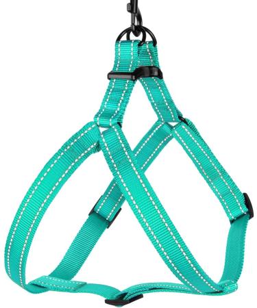 Collardirect Reflective Dog Harness - Adjustable Sizes S M L | Outdoor Walking for Dogs & Puppies | Available in Pink Black Red Purple Mint Green Orange Blue - Buy Online on GoSupps.com
