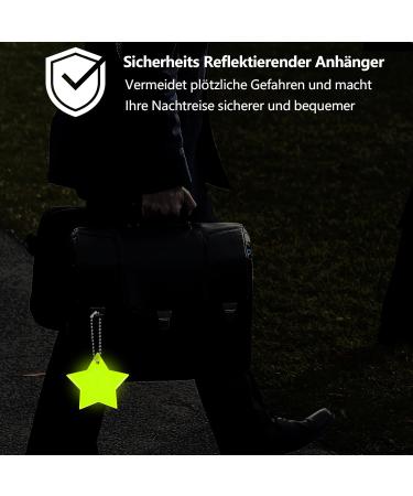 Lemonstone 12-Piece Reflector Set | Safety Pendants for Children Backpacks & Trailers | Reflective Keychains & School Bag Accessories - Buy Online on GoSupps.com