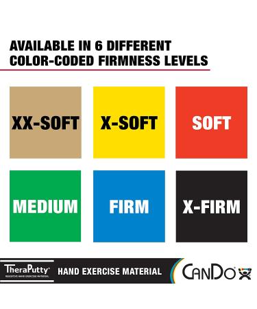 CanDo Theraputty Plus 3oz Firm - Hand Exercise Putty for Rehabilitation & Occupational Therapy, Hand Strengthening, Motor Skills Improvement, Stress Relief - Buy Online on GoSupps.com