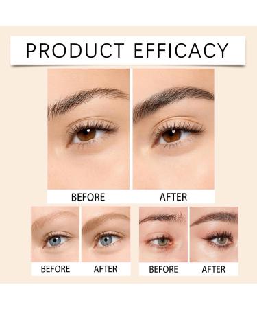 Eyebrow Makeup Pen Eyebrow Cream Pen Smudge-proof Double Head Makeup Brow Pencil Waterproof Eyebrow Care Pen for Home Dating Travel Hotel Light Brown - Buy Online on GoSupps.com