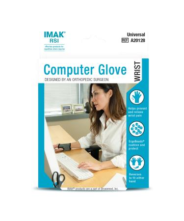 IMAK RSI Computer Glove - Wrist Stabilizer Brace for Work and Gaming