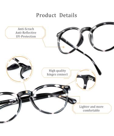 LifeArt Blue Light Blocking Glasses - Anti Eyestrain & UV Protection for Men & Women | Computer Gaming TV Eyewear (Black & White No Magnification - Buy Online on GoSupps.com