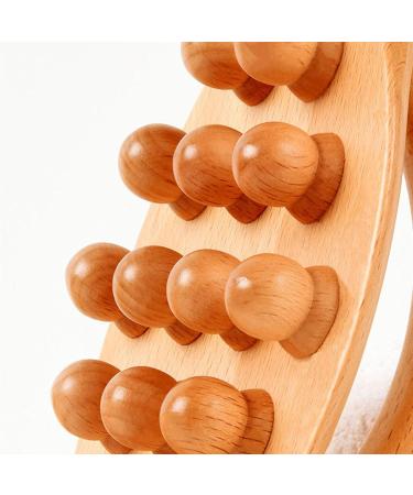 Felenny Wooden Massage Brush | Lymphatic Drainage & Anti-Cellulite Body Shaping Tool - Buy Online on GoSupps.com