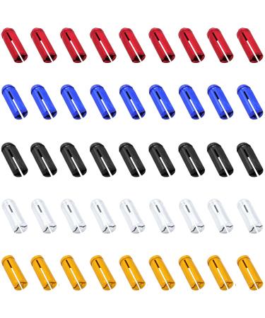 XIWENQUKU 45 Pcs Dart Flight Wing Savers Protectors Aluminum Alloy Dart Wing Corrector Fixed 90 Degrees Professional Competition Dart Accessories (5 Colors) - Buy Online on GoSupps.com