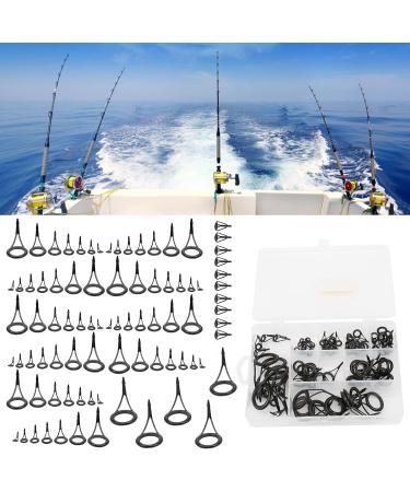 Entatial Straight Single Foot Rings Wear-resistant Smooth Single Foot Guide Rings Kit Practical for Outdoor Fishing - Buy Online on GoSupps.com