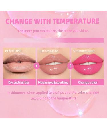 Color Changing Lip Oil Magic Color Changing Lip Oil Fresh Lip Oil Stain Girl Lip Care Long Lasting Waterproof Color Changing - Buy Online on GoSupps.com
