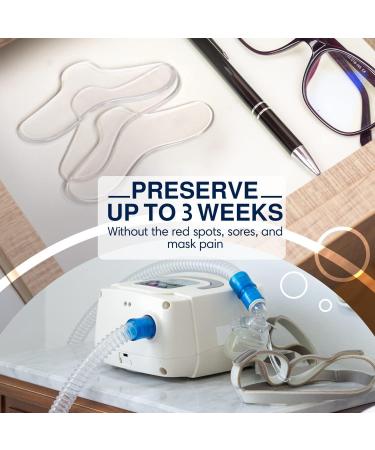 Anchy 10 Pack Nasal Pads for CPAP Masks | Clear Silicone Gel Cushions for Sleep Apnea | Comfortable & Reusable Accessories - Buy Online on GoSupps.com