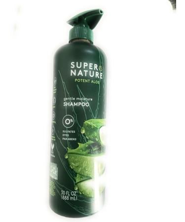 Super Nature Potent Aloe Gentle Moisture Shampoo 30 oz - Ideal for All Hair Types - Nourishing & Moisturizing Formula - International Shipping Available - Buy Online on GoSupps.com