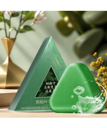 Solid Shampoo Bar Triangular Solid Shampoo Hair 120g Natural Plant Extracts Nourishing and Purifying for Young People Women Men Adults Elderly - Buy Online on GoSupps.com