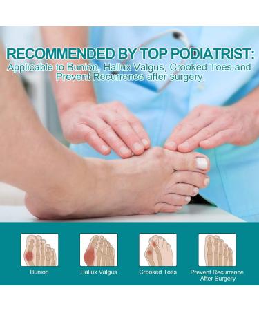 Bunion Correctors - AVIDDA Bunion Splints for Big Toe Pain Relief - 1 Pair Straighteners + 1 Pair Separators - Buy Online on GoSupps.com