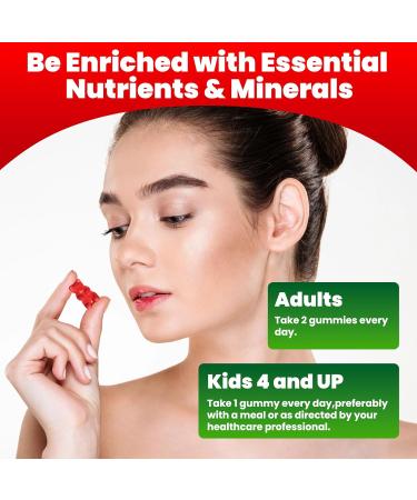 Potassium Magnesium Gummies Potassium Gummies Sugar Free for Adults Kids High Absorption Potassium Magnesium Supplement with Zinc Sugar Free(Raspberry Flavor 60 Count) - Buy Online on GoSupps.com