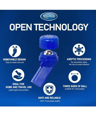 Lung Exerciser Device - Breathing Exercise for Lungs | Lung Expansion & Mucus Relief (Blue) - Buy Online on GoSupps.com