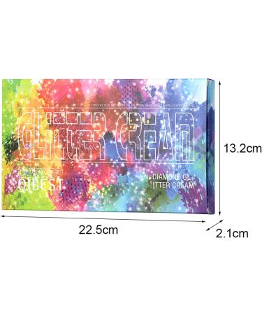 Petansy Body Glitter Gel - 6 Mermaid Scale Colors for Face, Hair, Nails - Christmas Festival Makeup - Buy Online on GoSupps.com