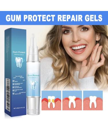 WRANBAO Gum repair gel for gum recession gum protection and repair gel gum protection and oral care dental care gel deep cleaning freshens breath 4 pieces - Buy Online on GoSupps.com
