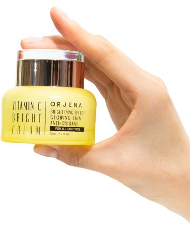ORJENA VITAMIN C BRIGHT CREAM - Brightening Effect Glowing Skin Anti-Oxidant - For All Skin Types 500ml Net Wt - Buy Online on GoSupps.com