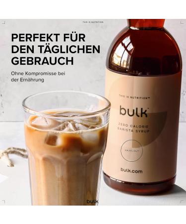 Bulk Zero Calorie Hazelnut Barista Syrup - Sugar Free & Calorie Free - 1L | Perfect for Coffee & Drinks - Buy Online on GoSupps.com